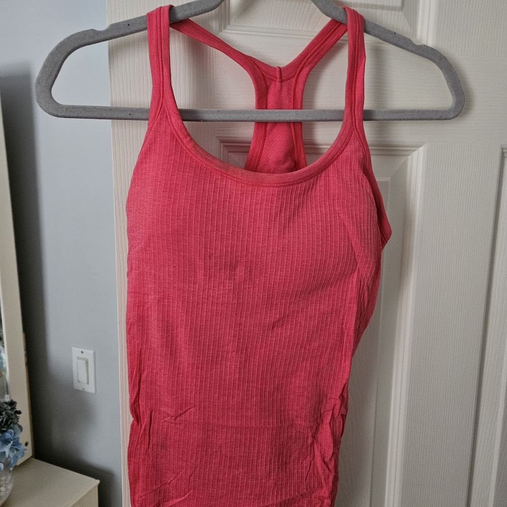 lululemon athletica Vibrant Pink Muscle Tee